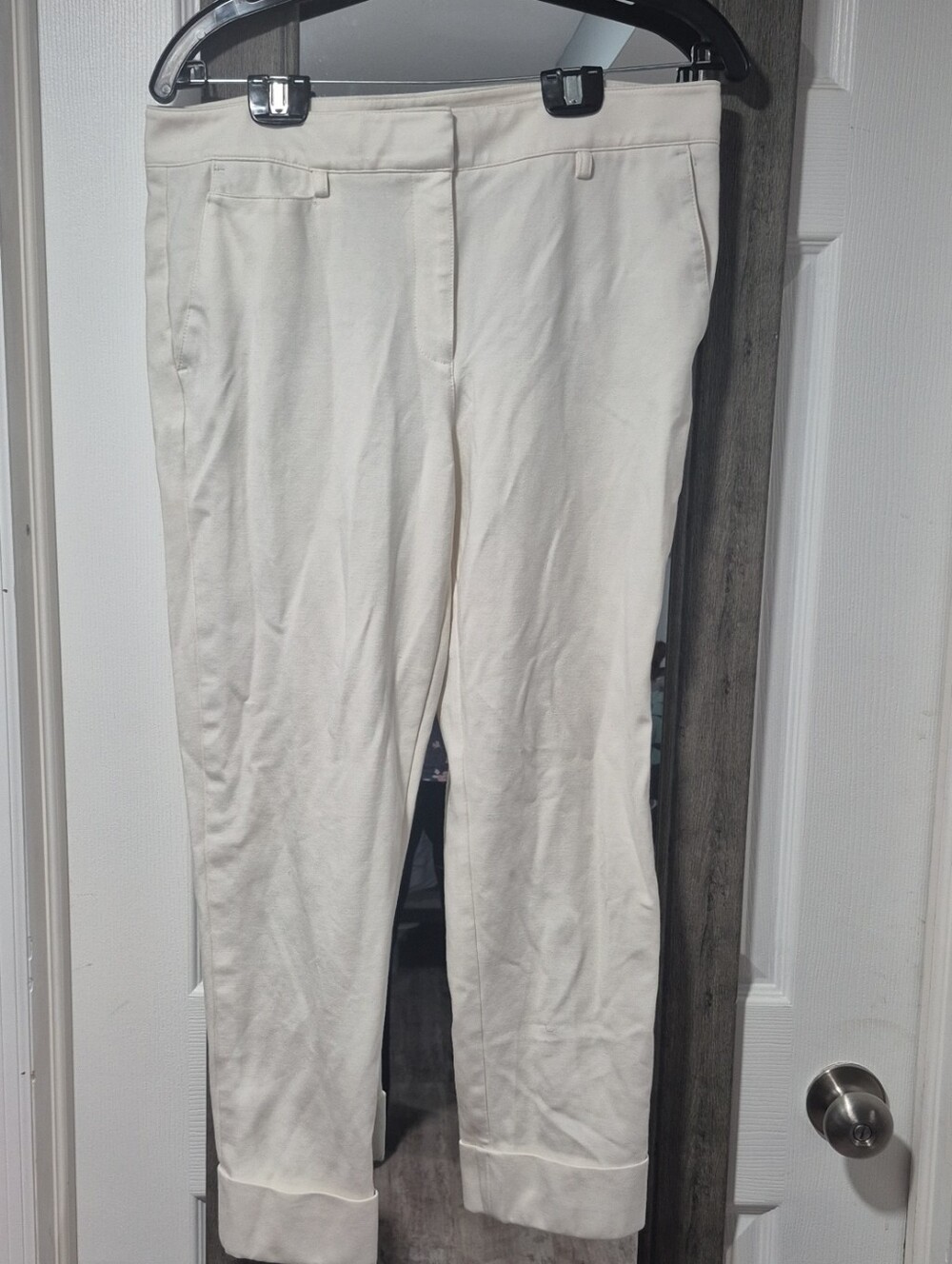Classic White Women's Dress Capri Pant